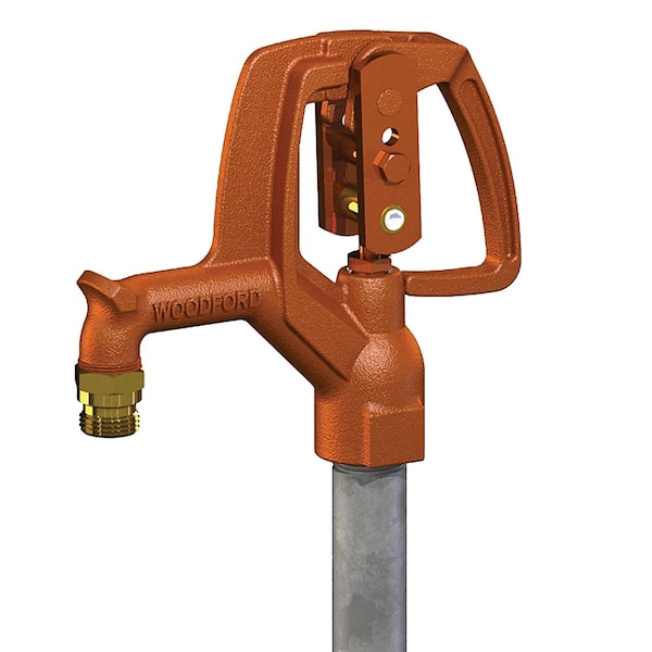 3/4 in. Female NPT x Female 1 in. Galvanized Pipe x 2 ft. Bury W34 Freezeless Yard Hydrant